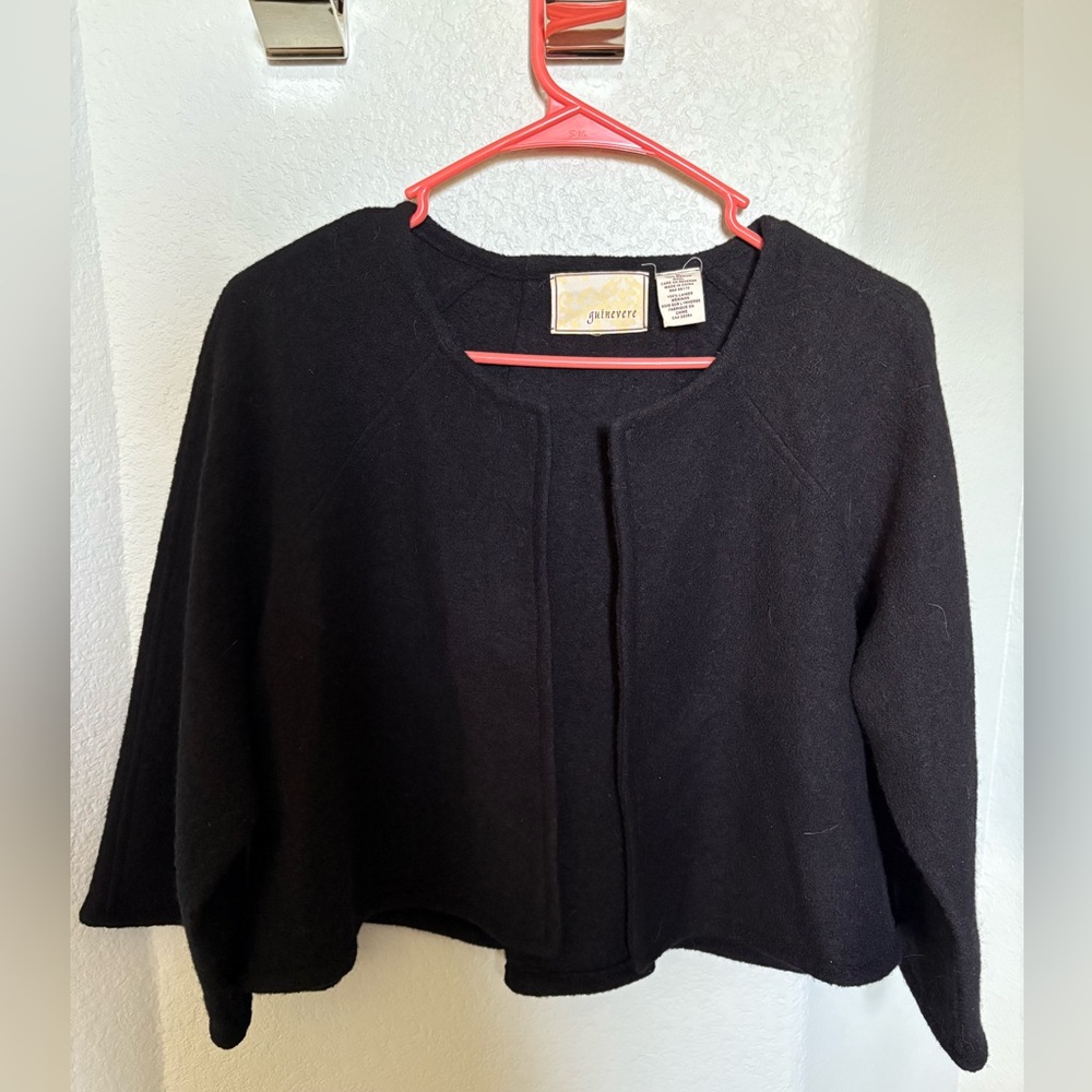 Anthropologie Black Cardigan Sweater